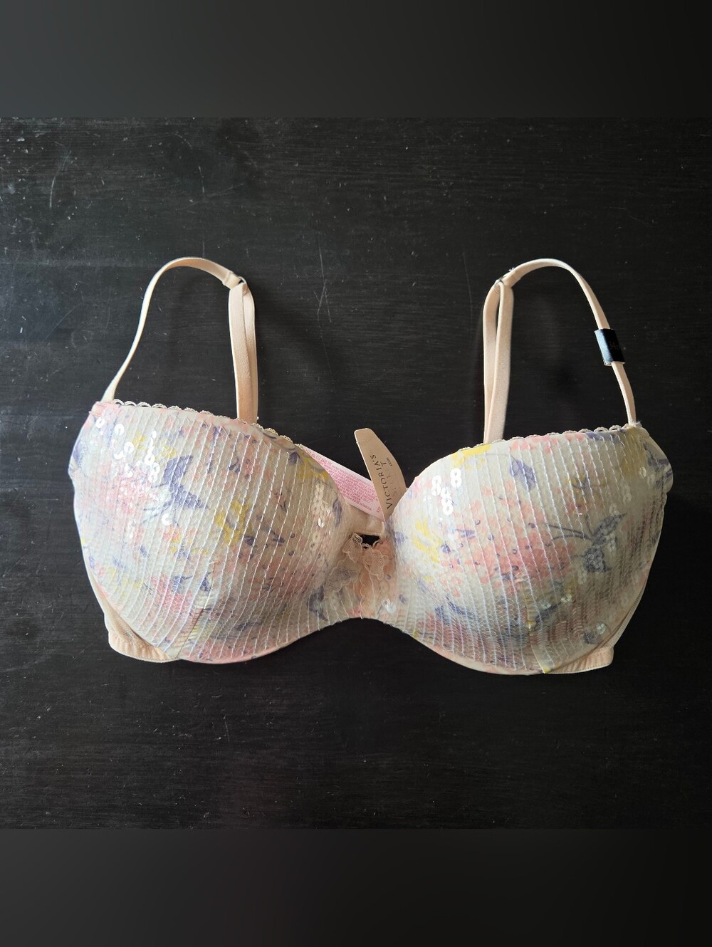 New Victoria's Secret Sequined Demi Bra